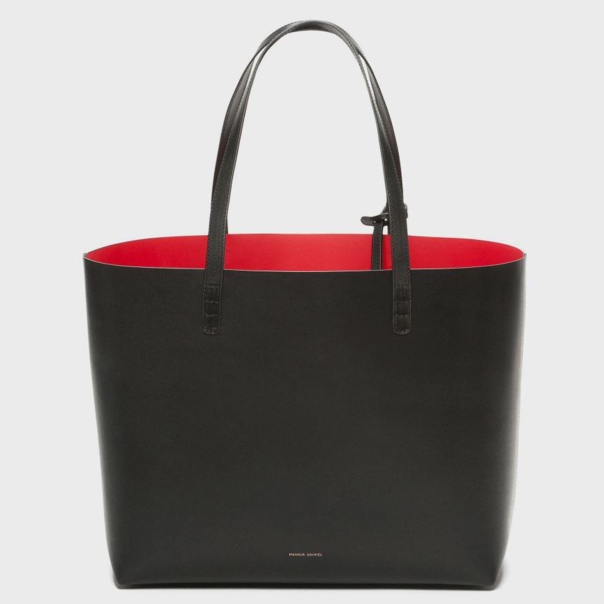 Women\'s Mansur Gavriel Large Tote Bags Black | AU 2158QW